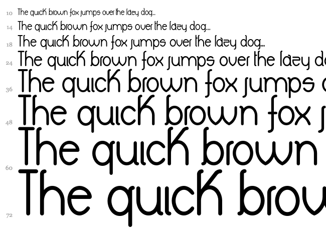 Keyla font waterfall